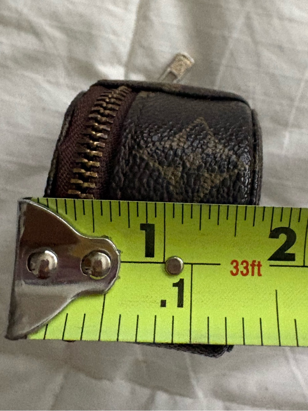 Louis Vuitton Brown Monogram Mini Zip Pouch - Picture 4 of 12